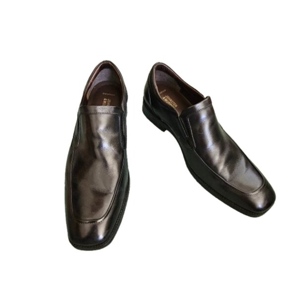 Men\'s Johnston & Murphy Feldon Venetian Dress Shoes, 20-2205 Size 11W Black main image 9